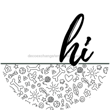 Pet Door Hanger Dco-01597-Dh 18’ Round Wood